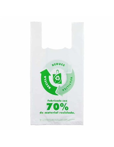 BOLSA BLANCA CAMISETA 60x70 (50 BOLSAS)