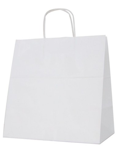 BOLSA PAPEL BLANCA ASA 24x18x8 (25 bolsas)