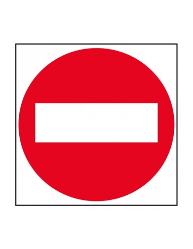 ETIQUETA SEÑALIZACION PROHIBIDO EL PASO