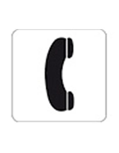 ETIQUETA SEÑALIZACION TELEFONO