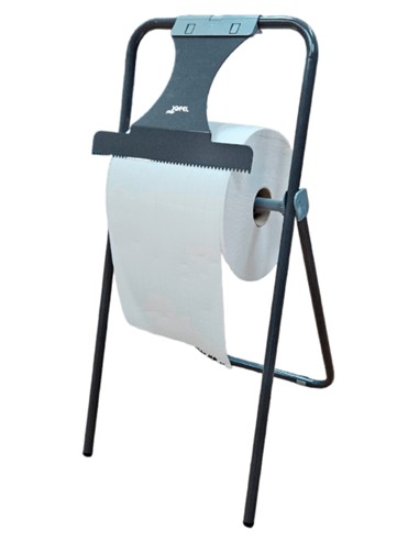 DISPENSADOR ROLLO PAPEL SECAMANOS DE PIE