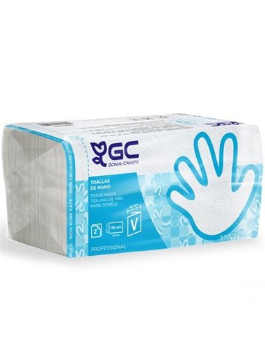 TOALLA SECAMANOS PLEGADA V GC 200 unid.