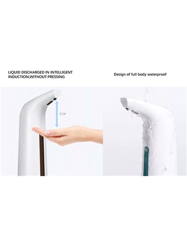 DISPENSADOR GEL DE MANOS SOBREMESA ELECTRONICO