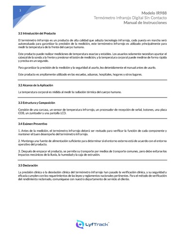 TERMOMETRO DIGITAL INFRAROJOS IR988