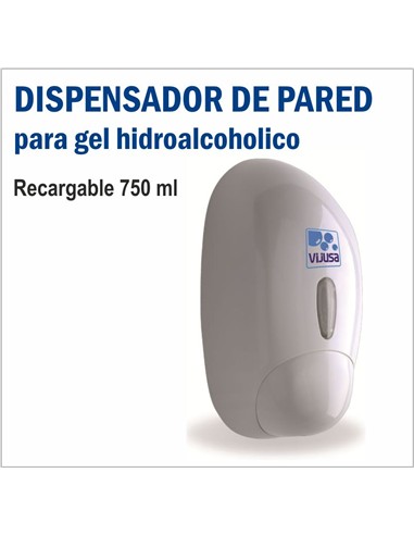 DISPENSADOR PARED GEL HIDROALCOHOLICO