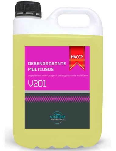 LIMPIADOR DESENGRASANTE V201 PROFESIONAL 5 litros