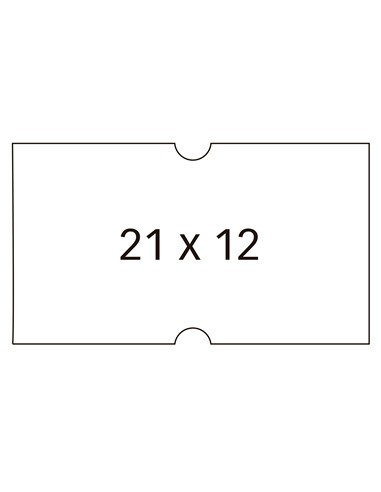 ROLLO ETIQUETAS 1 LINEA BLANCAS APLI