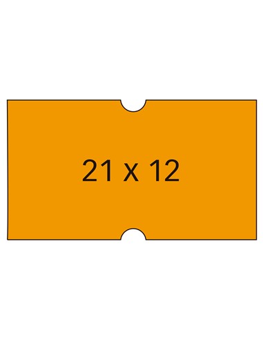 ROLLO ETIQUETAS 1 LINEA FLUOR APLI