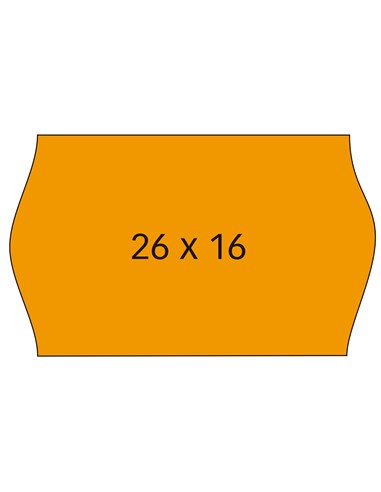 ROLLO ETIQUETAS 2 LINEAS FLUOR APLI