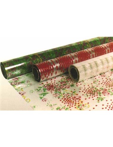 BOBINA FILM TRANSP.REGALO 70x50 mts.DECORADO