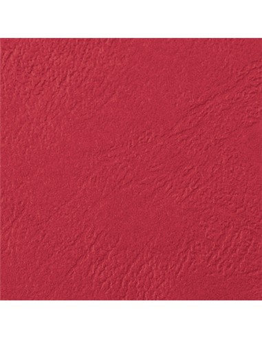 TAPA DIN A-4 CARTON 400 MICRAS ROJA