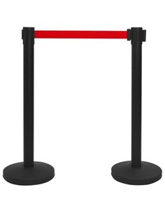 POSTE DE SEPARACION CON CINTA 2 mt (2 unidades)