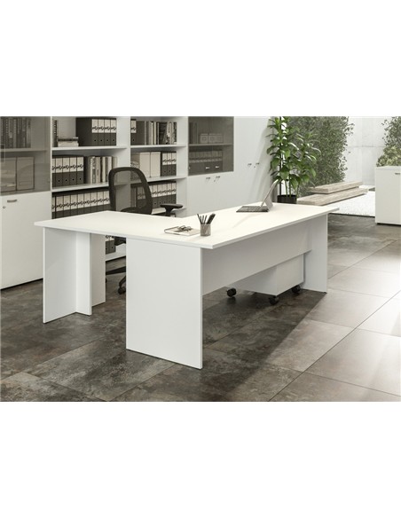 MESA PRESTO 160x80x72 GRIS