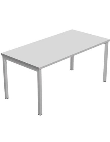 MESA PATAS CUADRADAS 160x80x75 GRIS