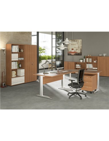 MESA PATAS METALICAS HAYA 140x80x72