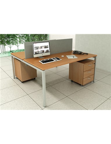 MESA PATAS CUADRADAS 160x80x75 HAYA