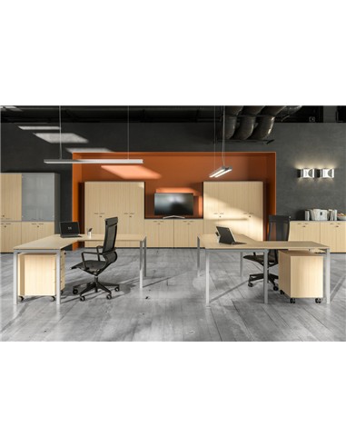 MESA PATAS CUADRADAS 160x80x75 HAYA