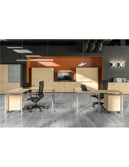 MESA PATAS CUADRADAS 160x80x75 HAYA