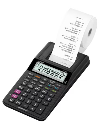 CALCULADORA PAPEL CASIO HR8RCE