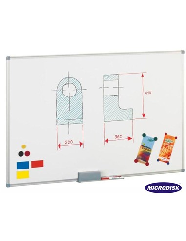 PIZARRA BLANCA 90X120 MAGNETICA