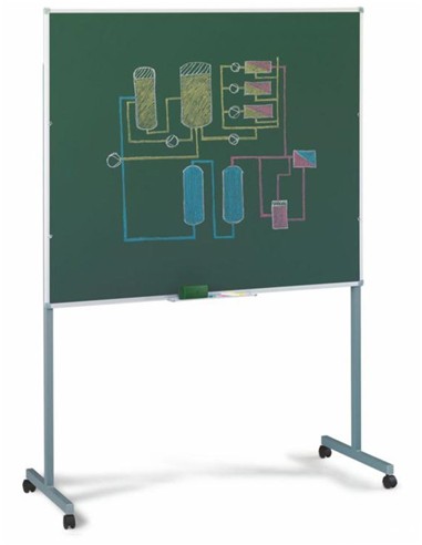 SOPORTE METALICO CON RUEDAS PARA PIZARRAS