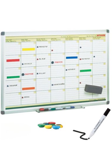 PIZARRA PLANNING ANUAL 60x90 cm