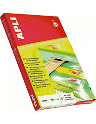 TRANSPARENCIA INK JET ADHESIVAS