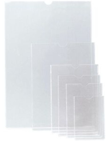 FUNDA TRANSPARENTE SIN TALADRO FOLIO