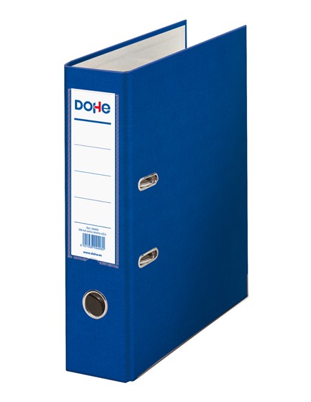 ARCHIVADOR PALANCA FOLIO FORRADO  AZUL