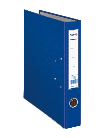 ARCHIVADOR PALANCA FOLIO FORRADO  AZUL L/E