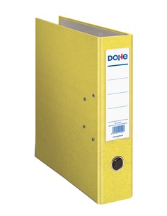 ARCHIVADOR PALANCA FOLIO FORRADO AMARILLO