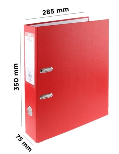 ARCHIVADOR PALANCA FOLIO PLAST.ROJO ESSELTE
