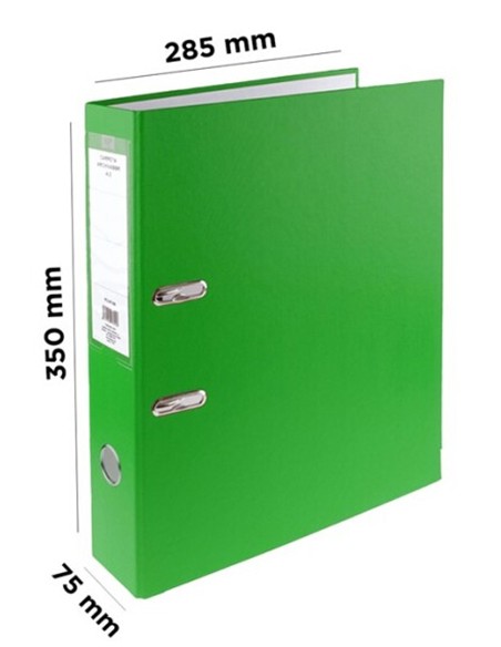 ARCHIVADOR PALANCA FOLIO PLAST.VERDE ESSELTE