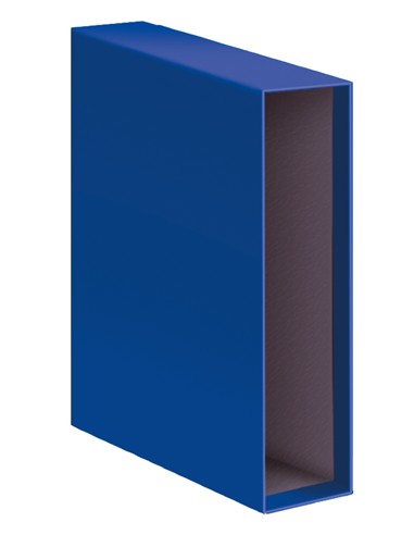 CAJETIN ARCHIVADOR PALANCA FOLIO AZUL