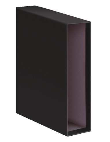 CAJETIN ARCHIVADOR PALANCA FOLIO NEGRO