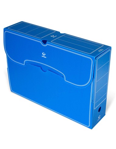 ARCHIVADOR DEFINIT.PLASTICO FOLIO AZUL