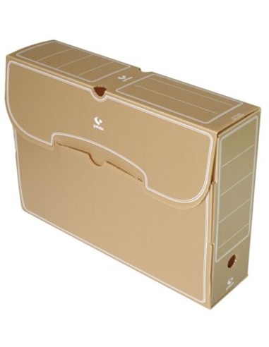 ARCHIVADOR DEFINIT.PLASTICO FOLIO MARRON