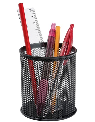 CUBILETE METALICO REJILLA REDONDO