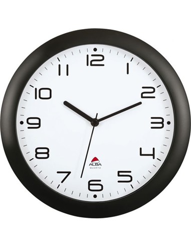 RELOJ DE PARED ESFERA NEGRA