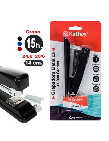 BLISTER GRAPADORA METALICA KATHAY + GRAPAS