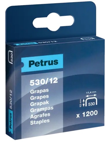 GRAPAS 530/12 mm (1200 unid.) PETRUS
