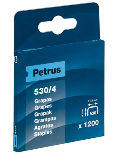 GRAPAS 530/4 mm (1200 unid.) PETRUS