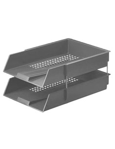 BANDEJA SOBREMESA GRAN CAPACIDAD VARILLAS GRIS