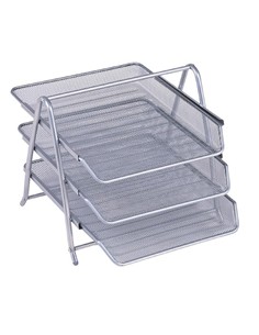 BANDEJA SOBREMESA 3 PISOS REJILLA METALICA