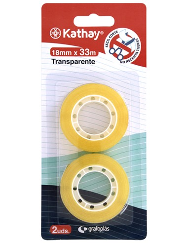 BLISTER CINTA ADHESIVA 33x19 2 UNID.