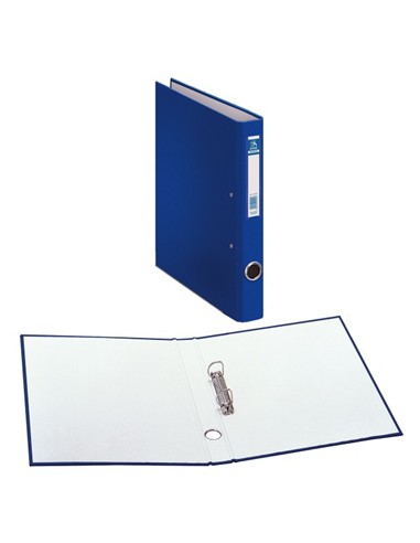 CARPETA 2 ANILLAS FOLIO AZUL L/E.