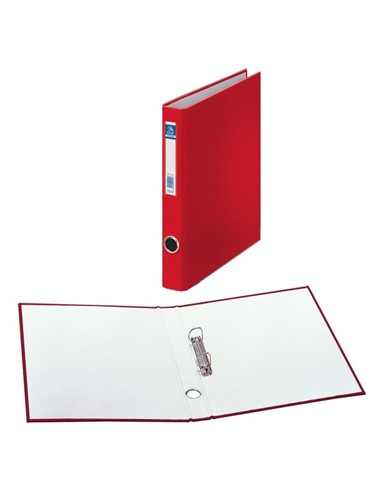 CARPETA 2 ANILLAS FOLIO ROJO L/E.