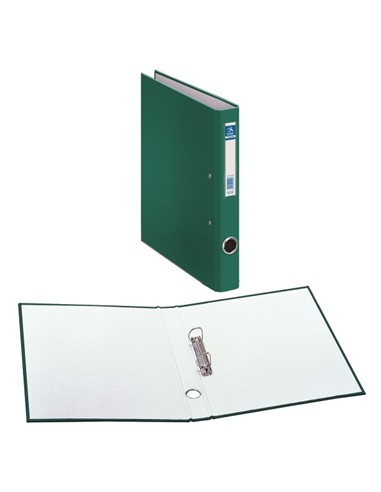 CARPETA 2 ANILLAS FOLIO VERDE L/E.