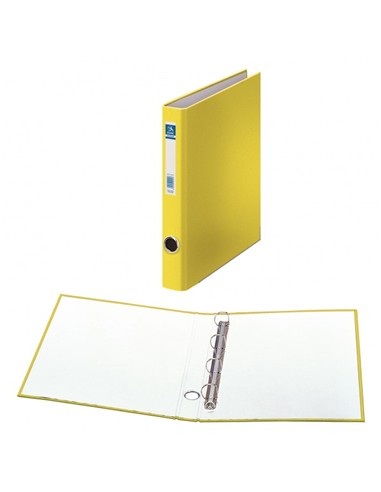 CARPETA 4 ANILLAS FOLIO AMARILLO L/E