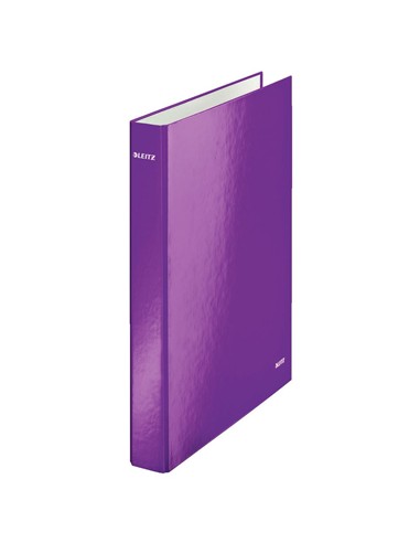 CARPETA 2 ANILLAS FOLIO MORADO L/E.FORRADO
